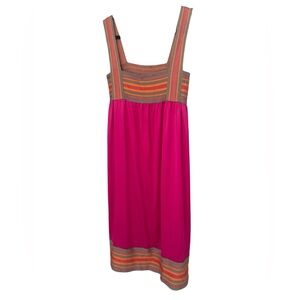 M Missoni Pink & Orange Stripe Midi Dress – Bust 32” Length 40”